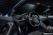 Load image into Gallery viewer, 2015-2019 Lamborghini Huracan LP610/LP580 OEM Style Autoclave Carbon Fiber Center Steering Wheel Trim - Carbonado Aero