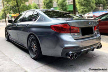Load image into Gallery viewer, 2017-2019 BMW 5 Series G30 G38 M-TECH ECC Style Carbon Fiber Rear Lip - Carbonado Aero
