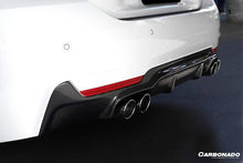 Load image into Gallery viewer, 2013-2020 BMW 4 Series F32 F33 F36 3D Style Carbon Fiber Rear Qual Exhaust Diffuser (For M-Tech Only ) - Carbonado Aero