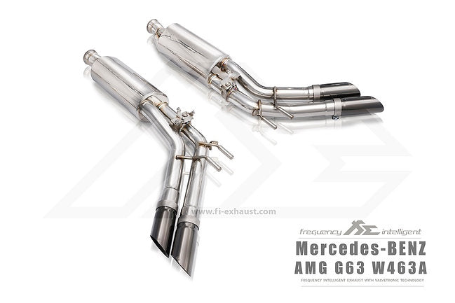Valvetronic Exhaust System for Mercedes-Benz W463A AMG G63 (OPF) | 4.0TT M177 | Quad Tips | 2018+