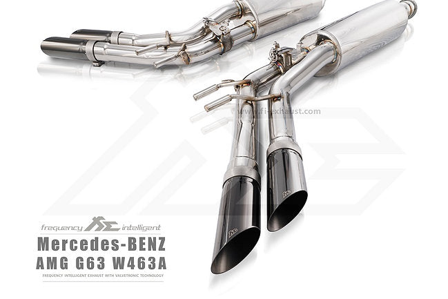 Valvetronic Exhaust System for Mercedes-Benz W463A AMG G63 (OPF) | 4.0TT M177 | Quad Tips | 2018+