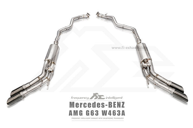 Valvetronic Exhaust System for Mercedes-Benz W463A AMG G63 (OPF) | 4.0TT M177 | Quad Tips | 2018+