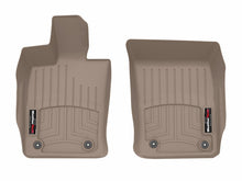 Load image into Gallery viewer, WeatherTech 24-26 Porsche Panamera 1st Row Front FloorLiner - Tan