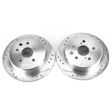 Load image into Gallery viewer, Power Stop 06-15 Lexus IS250 Rear Evolution Drilled &amp; Slotted Rotors - Pair
