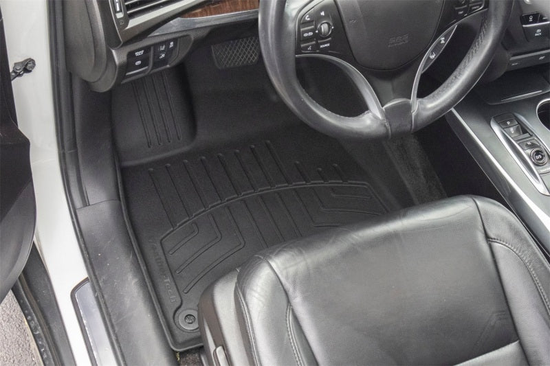 WeatherTech 14-20 Acura MDX 1st Row Front FloorLiner HP - Black