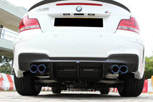 Load image into Gallery viewer, 2008-2013 BMW E82 E88 1M RZ Style Carbon Fiber Rear Lip &amp; Rea Diffuser Undertray - Carbonado