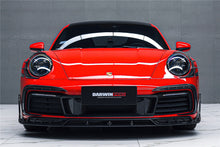 Load image into Gallery viewer, 2019-2024 Porsche 911 992 Carrera &amp; S &amp; 4 &amp; 4S &amp; Targa &amp; Cabriolet BKSSII Style Front Bumper Lip Splitter - DarwinPRO Aerodynamics