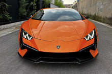Load image into Gallery viewer, 2015-2025 Lamborghini Huracan LP610 &amp; LP580 &amp; EVO Convert Tecnica Style Dry Carbon Fiber Front Bumper - DarwinPRO Aerodynamics