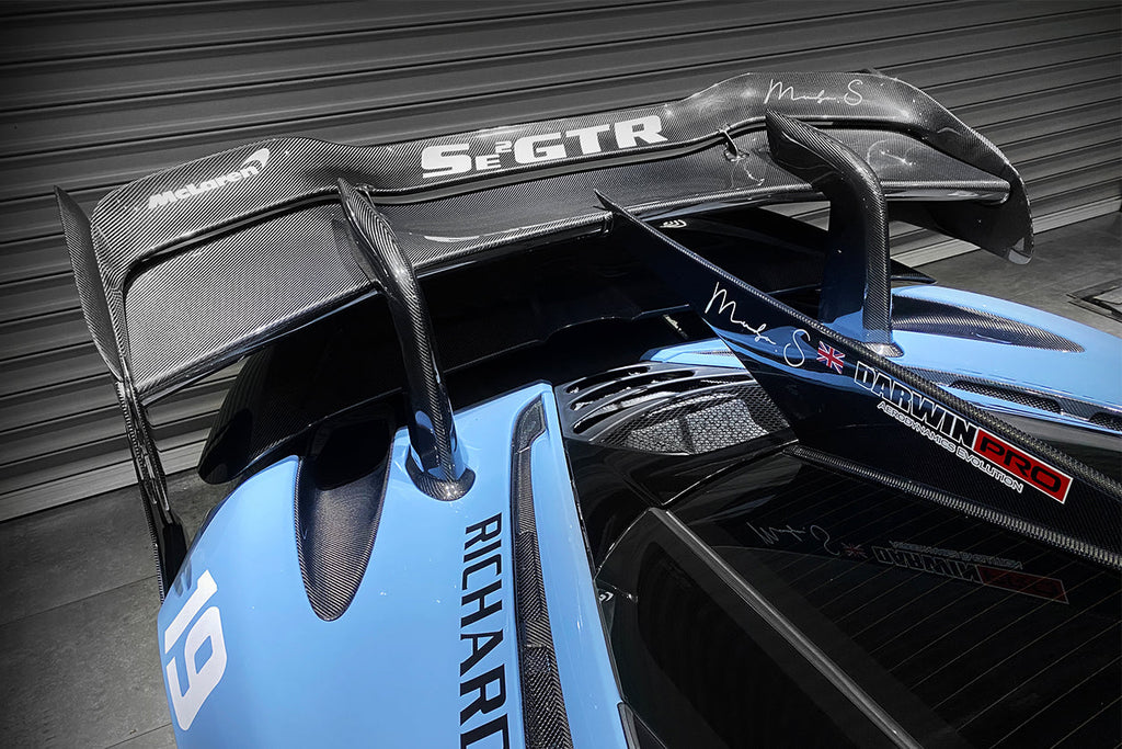 2017-2022 McLaren 720s Se²GTR Style Trunk Wing with Side Winglets