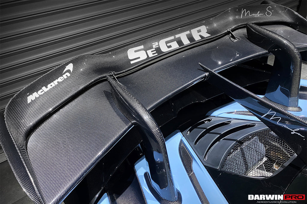 2017-2022 McLaren 720s Se²GTR Style Trunk Wing with Side Winglets