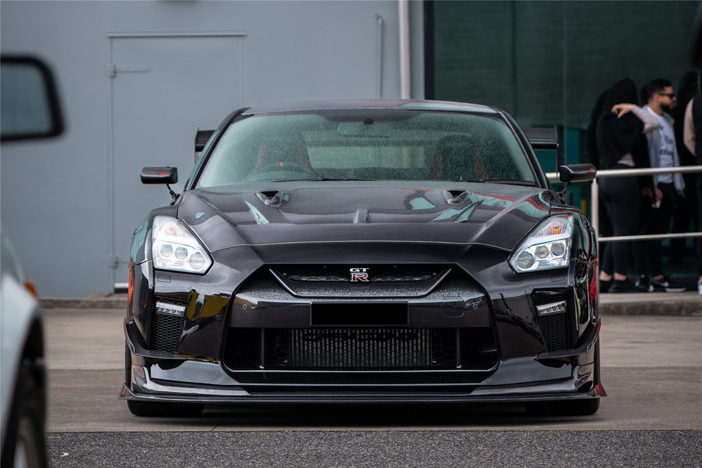 2017-2022 Nissan GTR R35 EBA BKSS Style Carbon Fiber Front Lip