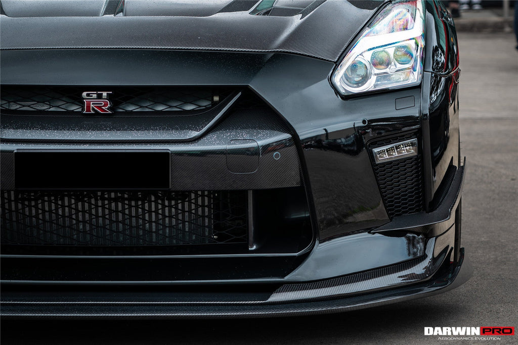 2017-2022 Nissan GTR R35 EBA BKSS Style Carbon Fiber Front Lip