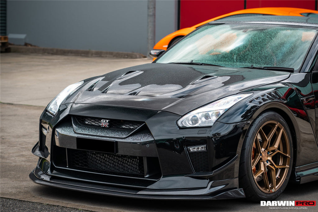 2017-2022 Nissan GTR R35 EBA BKSS Style Carbon Fiber Front Lip
