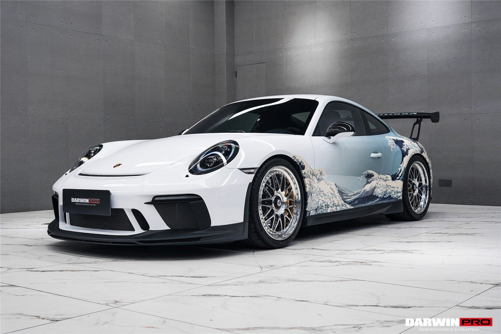 DarwinPRO 2017-2019 Porsche 911 991.2 GT3 Only BKSS Style Carbon Fiber Front lip