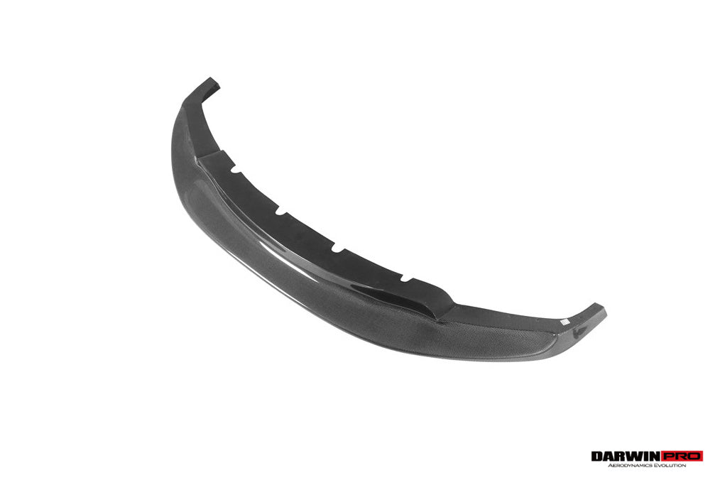 DarwinPRO 2013-2019 BMW 3 Series F30 F35 M-Tech GV Style Carbon Fiber Front Lip With Caps - DarwinPRO Aerodynamics