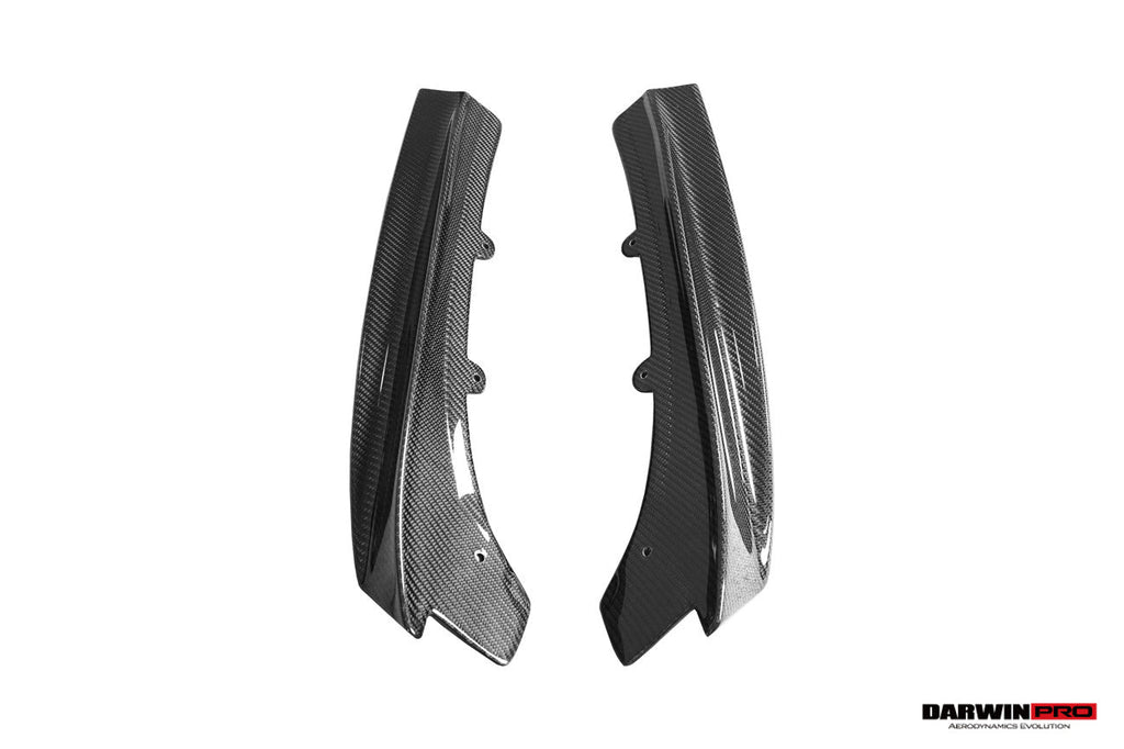 2013-2019 BMW 3 Series F30 F35 M-Tech GV Carbon Fiber Rear Lip with Diffuser & Caps - DarwinPRO Aerodynamics
