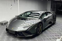 Load image into Gallery viewer, 2015-2025 Lamborghini Huracan LP610 &amp; LP580 &amp; EVO Convert Tecnica Style Dry Carbon Fiber Hood