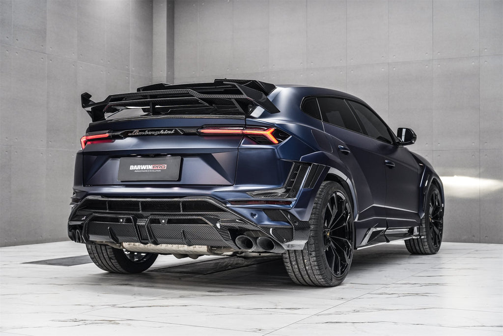 DarwinPRO 2018-2025 Lamborghini URUS BKSS Part Carbon Fiber Rear Bumper - DarwinPRO Aerodynamics