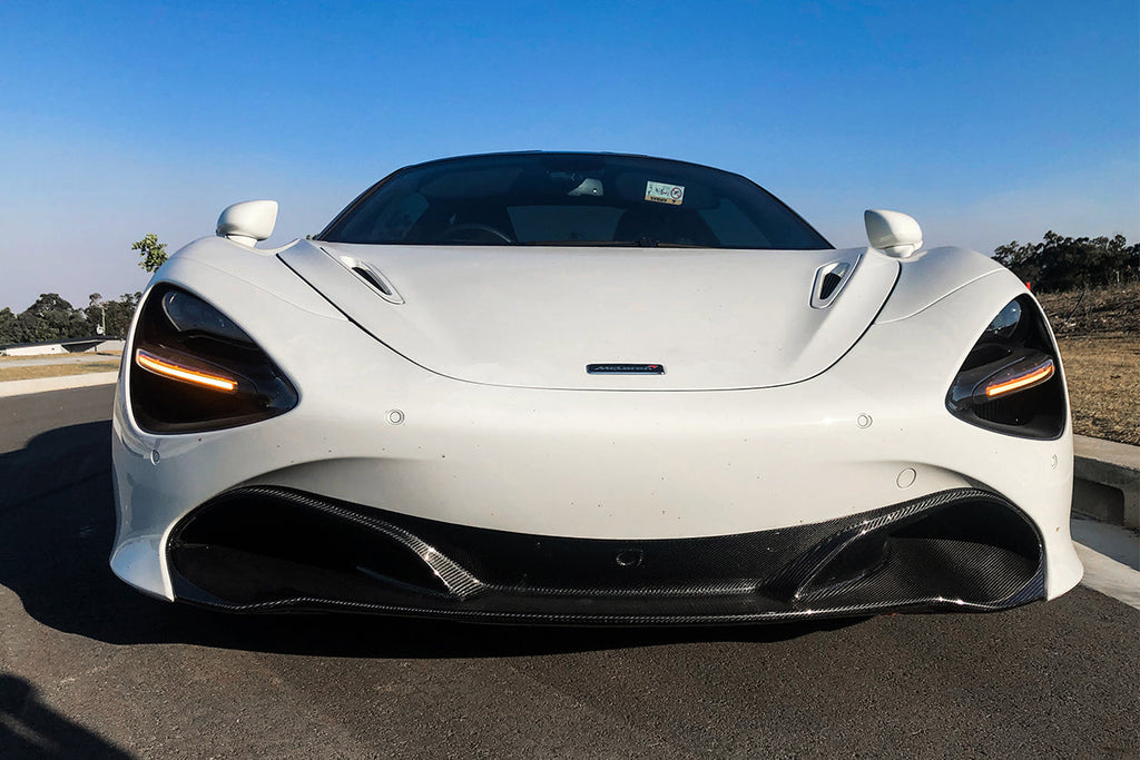 2017-2023 McLaren 720s Carbon Fiber Front Lip - DarwinPRO Aerodynamics