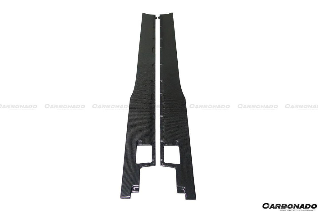 2011-2016 Lamborghini Aventador LP700 DM Style Carbon Fiber Side Skirs - Carbonado Aero