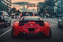 Load image into Gallery viewer, 2010-2015 Ferrari 458 Coupe Only DE Style Rear Trunk Spoiler - Carbonado