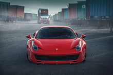 Load image into Gallery viewer, 2010-2015 Ferrari 458 Coupe &amp; Spider DE Style Front Bumper with Lip - Carbonado