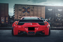 Load image into Gallery viewer, 2010-2015 Ferrari 458 Coupe &amp; Spider DE Style Rear Diffuser - Carbonado