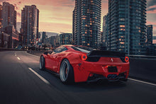 Load image into Gallery viewer, 2010-2015 Ferrari 458 Coupe Only DE Style Rear Trunk Spoiler - Carbonado