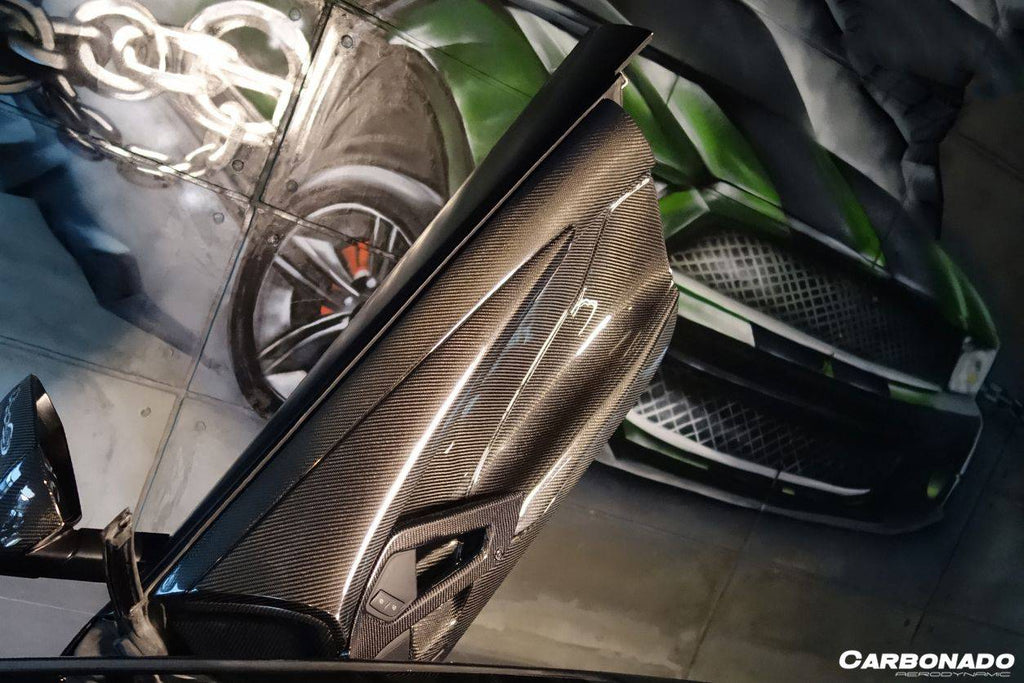 2011-2016 Lamborghini Aventador LP700 Coupe & Roadster OEM Style Carbon Fiber Inner Door Panels - Carbonado