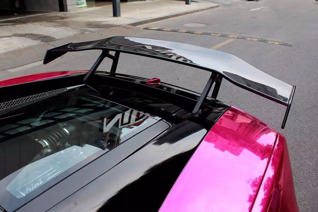 2004-2014 Lamborghini Gallardo DC-II Style Carbon Fiber Trunk Spoiler Wing - Carbonado