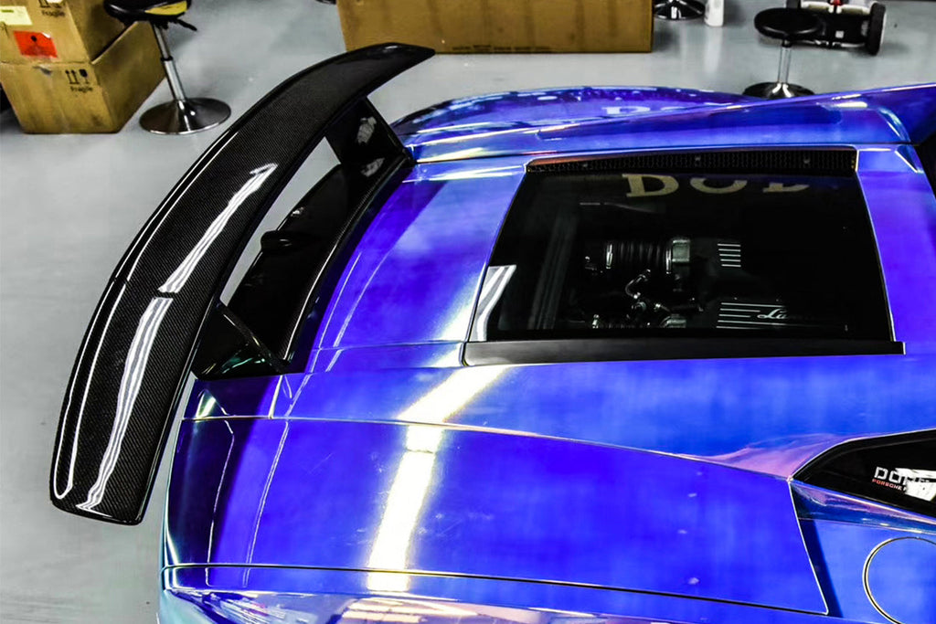 2004-2014 Lamborghini Gallardo DC Style Carbon Fiber Trunk Spoiler Wing - Carbonado
