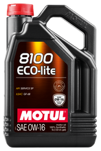 Load image into Gallery viewer, Motul 5L Synthetic Engine Oil 8100 X-Clean 0W16