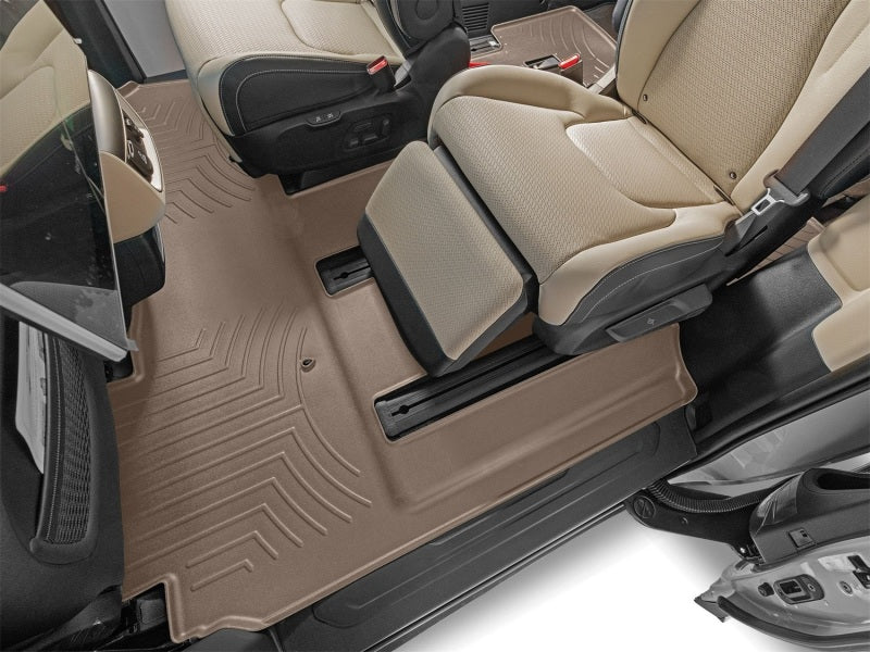 WeatherTech 25-26 Hyundai Carnival Hybrid 2nd & 3rd Row Rear FloorLiner - Tan
