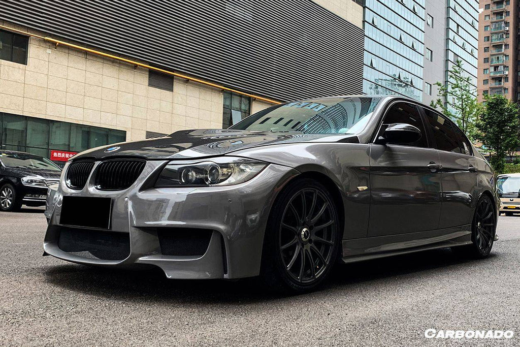 2008-2012 BMW 3 Series E90 1M Style Front Bumper w/ Lip - Carbonado Aero