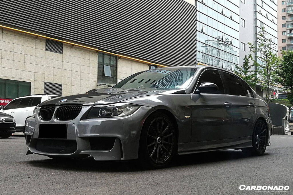 2008-2012 BMW 3 Series E90 1M Style Front Bumper w/ Lip - Carbonado Aero