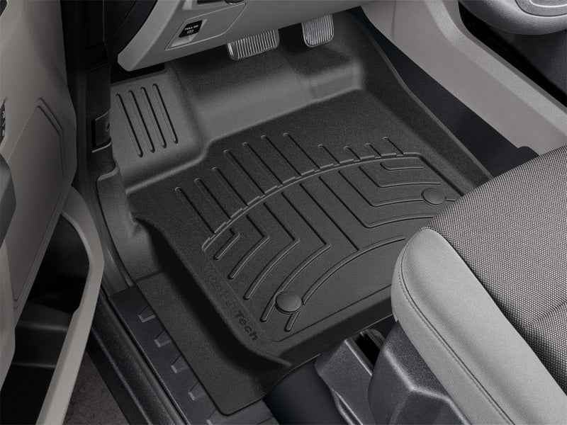 WeatherTech 15-20 Ford F-150 1st Row Front FloorLiner HP for Vinyl Floors - Black