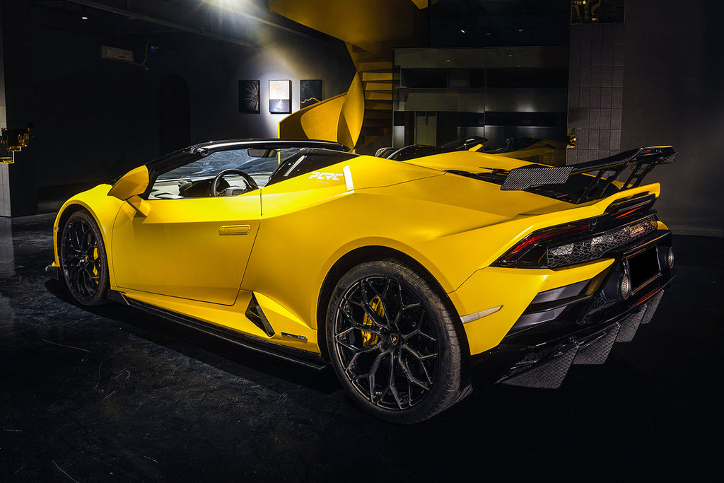 2019-2023 Lamborghini Huracan EVO OD Style Dry Carbon Side Skirts Under Board - DarwinPRO Aerodynamics