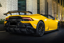 Load image into Gallery viewer, 2015-2025 Lamborghini Huracan LP610 &amp; LP580 &amp; EVO &amp; Tecnica OD Style Carbon Fiber Trunk Spoiler Wing with Base - Carbonado