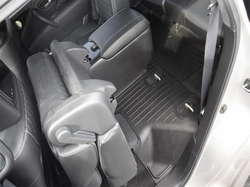 WeatherTech 19-24 Infiniti QX80 Rear FloorLiner HP - Black