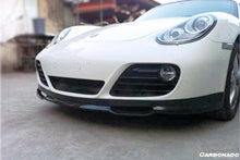 Load image into Gallery viewer, 2009-2012 Porsche Cayman 987 EM Style Carbon Fiber Front Lip - Carbonado Aero