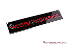 Load image into Gallery viewer, Weistec License Plate [ European ]