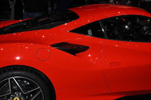 Load image into Gallery viewer, 2019-2024 Ferrari F8 OEM Style Dry Carbon Fiber Side Air Intake Fins Flaps Wings - Carbonado