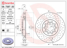 Load image into Gallery viewer, Brembo OE 00-04 Ferrari 360 Drilled Standard Brake Disc