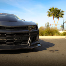 Load image into Gallery viewer, 2010-2015 Chevy Camaro Black Panther 1PC Full Gloss Carbon Fiber Track Package Front Bumper Conversion