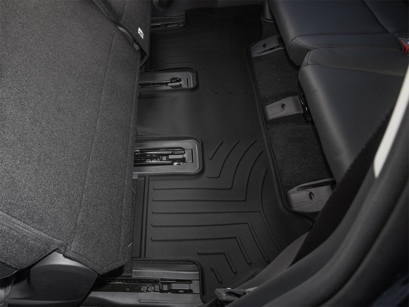 WeatherTech 24-26 Hyundai Santa Fe 2nd Row Rear FloorLiner HP - Black
