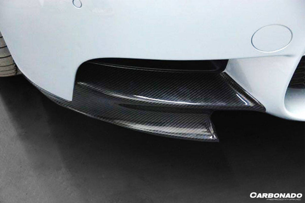 2008-2012 BMW M3 E90/E92/E93 MP Style Carbon Fiber Lip Splitters - Carbonado