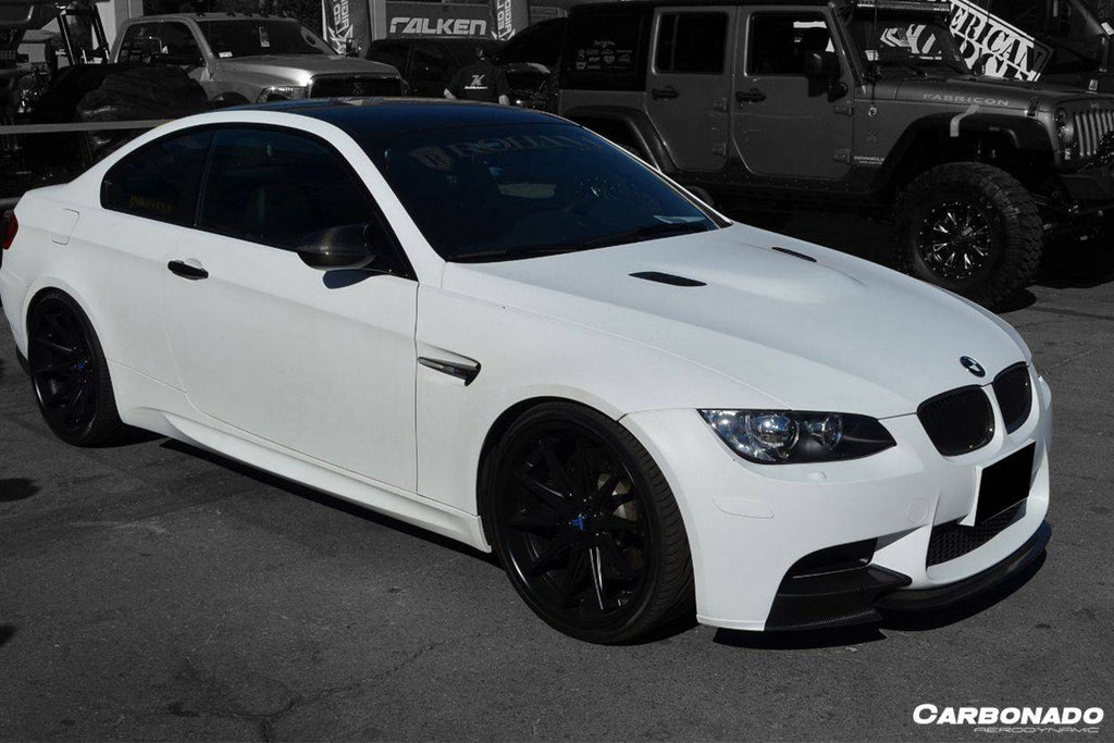 2008-2012 BMW M3 E90/E92/E93 MP Style Carbon Fiber Lip Splitters - Carbonado Aero
