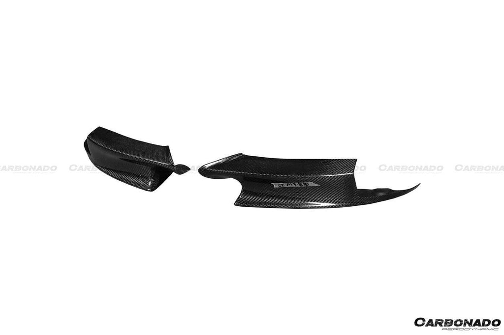 2008-2012 BMW M3 E90/E92/E93 MP Style Carbon Fiber Lip Splitters - Carbonado Aero