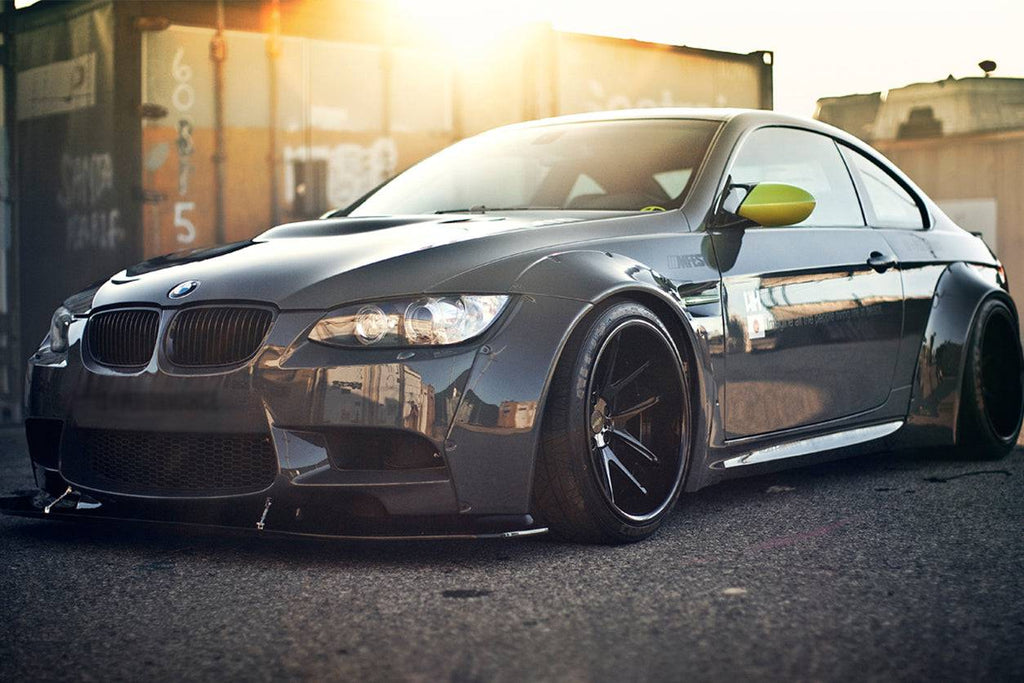 2008-2012 BMW M3 E92/E93 DE Style Carbon Fiber Front Lip - Carbonado