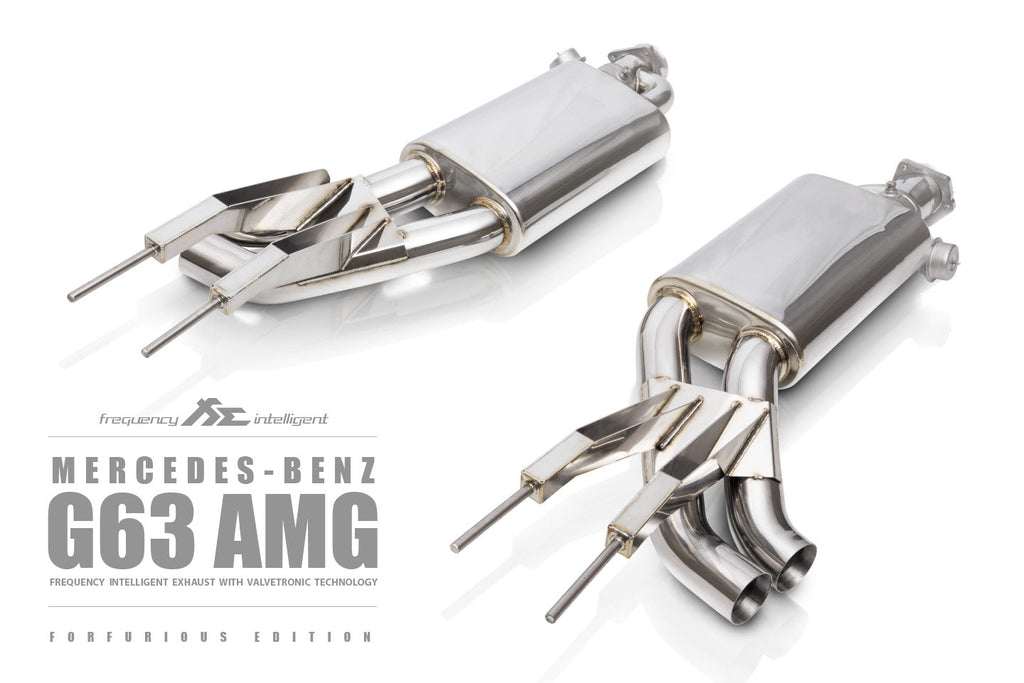 Valvetronic Exhaust System for Mercedes-Benz W463 AMG G63 | 5.5TT M157 | Ultimate Double Quad Tips | 2012-2018